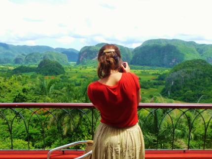 Los Jazmines hotel viewpoint-Vinales-Cuba