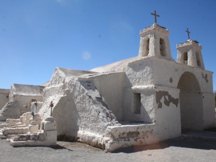 Church of San Francisco de Asis de Chiu Chiu, Antofagasta region, Chile.