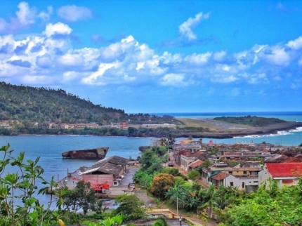 Baracoa Bay, panoramic view,  Guantánamo