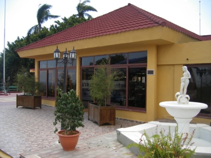 Panoramic hotel view