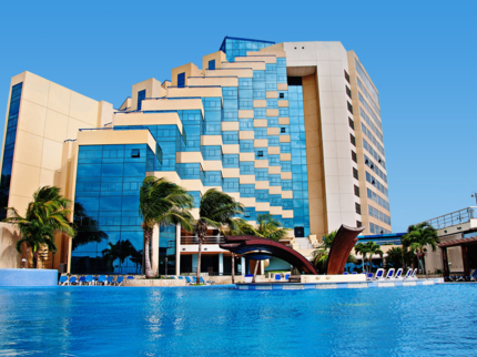 Panoramic hotel view