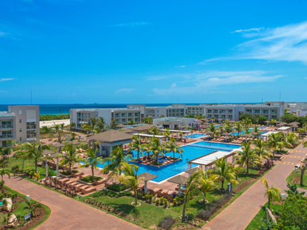 Panoramic hotel view