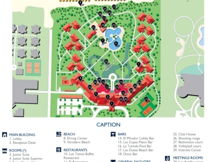 Meliá Las Antillas Hotel Map