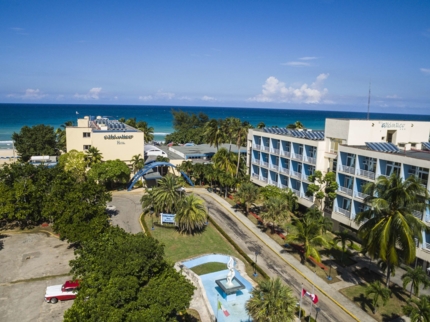 Panoramic hotel view