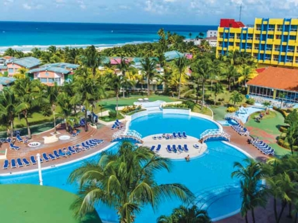 Panoramic hotel view