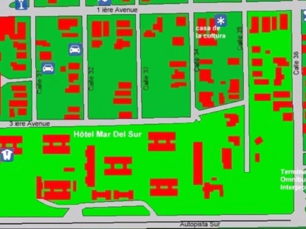 Islazul Mar del Sur Aparthotel Map