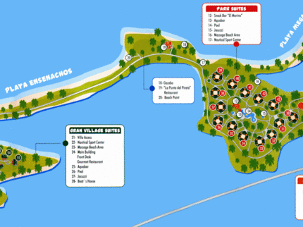 Iberostar Ensenachos Hotel Map