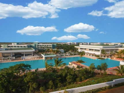 Panoramic hotel view