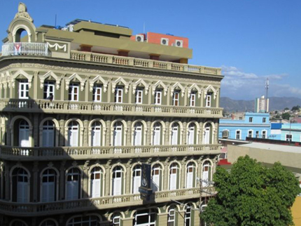 Panoramic hotel view