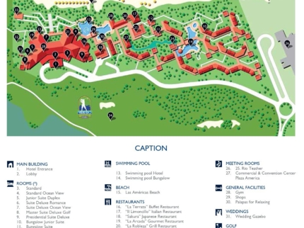 Meliá Las Américas Hotel Map