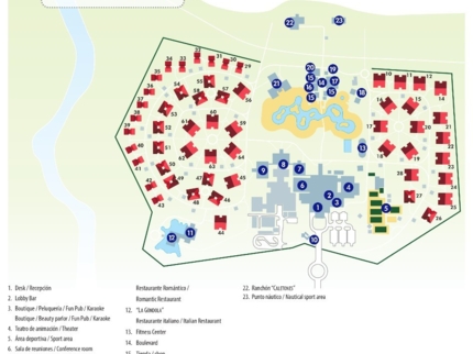 Playa Pesquero Hotel Map