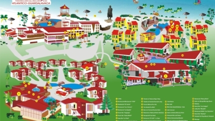 Club Amigo Atlántico-Guardalavaca Hotel Map