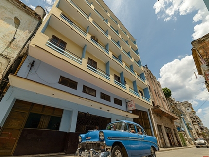 Panoramic hotel view
