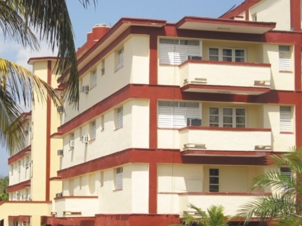 Panoramic aparthotel view