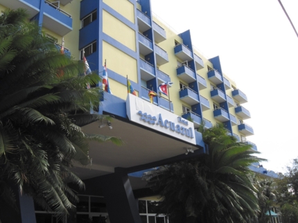 Panoramic hotel view