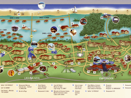 Iberostar Mojito Hotel Map