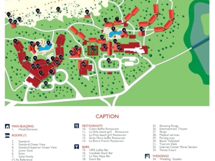 Sol Río de Luna y Mares Hotel Map