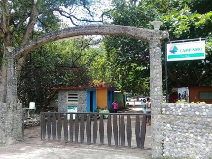 La Mula camping panoramic view, Santiago de Cuba