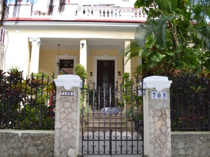 Panoramic house view