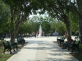 Martí Park in Ciego de Ávila, panoramic view
