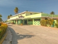 Hotel entrance panoramic view