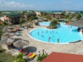 Panoramic hotel & pool view