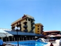 Panoramic hotel & pool view
